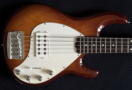 Music Man Stingray 5 "Honeyburst", sehr guter Zustand