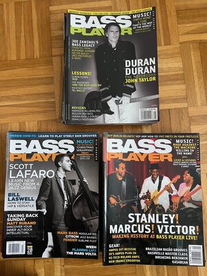 Bassplayermagazine, Komplette Jahrgänge 2007, 2008, 2009, Je Komplettjahresausgabe EUR 25,00 + Vers.