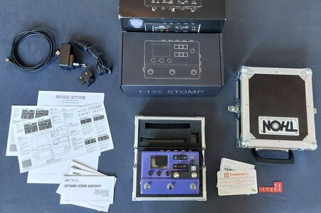 Line6 Helix Stomp (Limited Purple) + Pedalnetics Switch +  Case + IMA Preset Collection 1 & 2