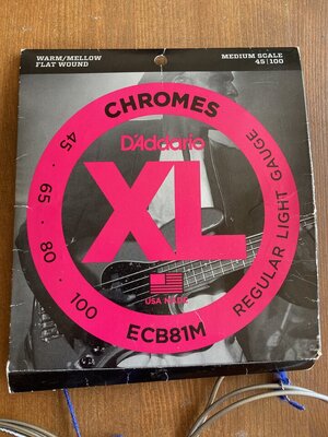 Reserviert- D’Addario Chromes 45-100 mediumscale