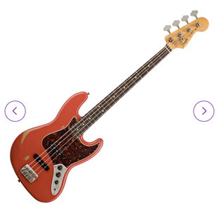 SUCHE Fender Jazz Bass Roadworn Fiesta Red