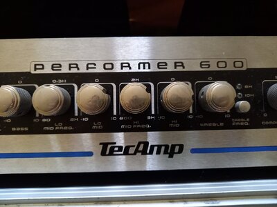 TecAmp (Eich Amplification) Performer 600 Bassamp, Bassverstärker