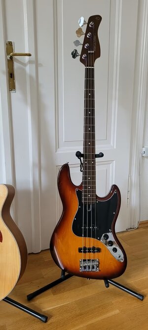 J-Bass-Monster: Marcus Miller V5R Alder-4 TS mit Precision Hals original vom Sire P5R!