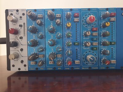 API 500er Module: Preamp, EQ, Compressor