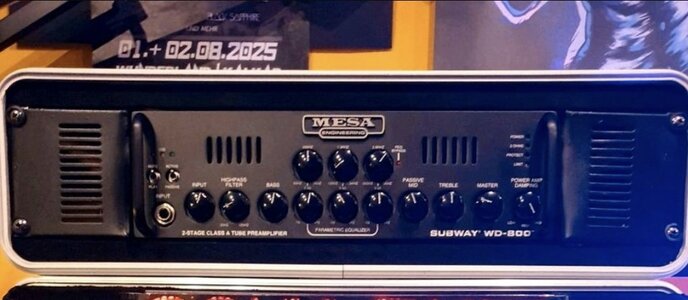 MESA Subway WD-800 Bass Topteil