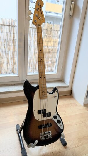 Fender Player II Mustang Bass mit Ortega Deluxe Gigbag - Tausch gegen Longscale