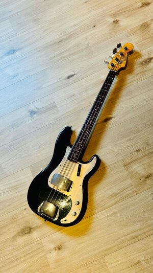 For Sale: Fender Custom Shop '60 Precision Bass Mercedes Blue - Flamed Maple Neck🔥 - One of a Kind!