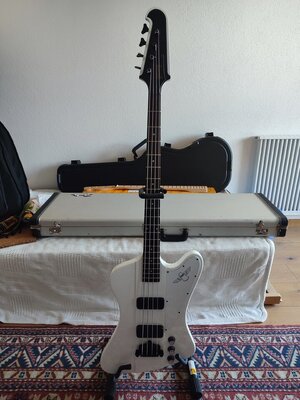 Epiphone ThunderEpiphone Thunderbird PRO Classbird PRO Classic-IV, mit USA Tonabnehmer - Alpinewhite
