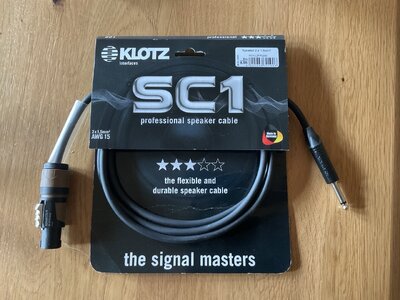 Klotz SC-1 Klinke-SpeakOn
