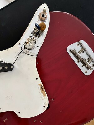 Suche Musicmaster Bass Elektronik, Pickup, Bridge 1977-1979