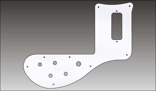 Rickenbacker (Kopie) Pickguard