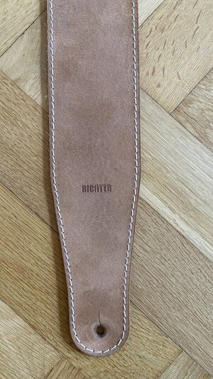 Richter Bass Gurt Leder plus Security Locks Set