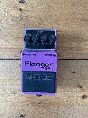 Boss Flanger BF-2 ( Black Label,, Japan, 80s)