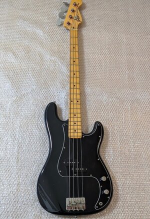 Greco Precision Bass PB-450 1979 Black MIJ Made In Japan Vintage Fujigen