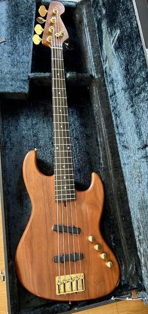 Moon guitars jj 5 custom walnut made in japan