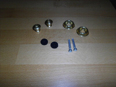 Dunlop Dual Design Endpins in brass