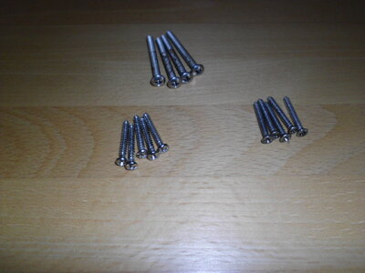 Fender Bass Bridge Neck Screws