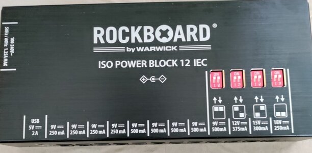 Rockboard ISO Power Block V12 IEC