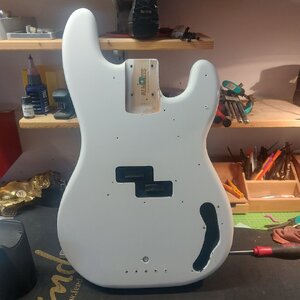 Allparts Precision Bass Olympic White