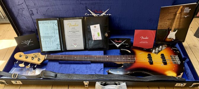 Fender Custom Shop Jazzbass Jaco Pastorius "Bass of doom"