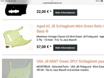 Suche  Relic Pickguard