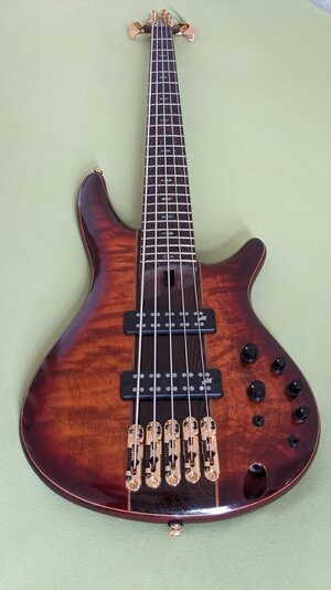 Ibanez Soundgear SR2405W mit Aguilar Soapbars