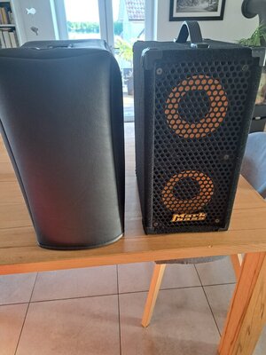 Markbass Minimark 802 mit Covers4All Schutzhülle