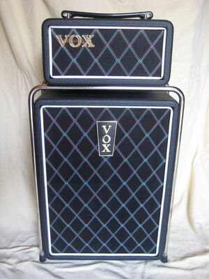 Vox SB 50 BA Head & Box; Mini Half Stack (Topteil und Box)