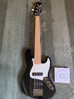 Fender by Squier Contemporary Active Jazz Bass HH V Schwarz