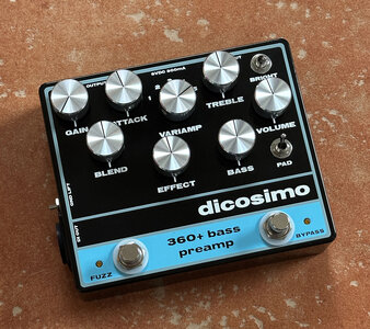 Dicosimo 360+ Bass Preamp / Acoustic 360 Preamp