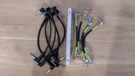 11 x Patchkabel D'Addario & Ernie Ball
