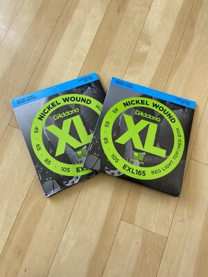 2x Daddario Saiten 45-105