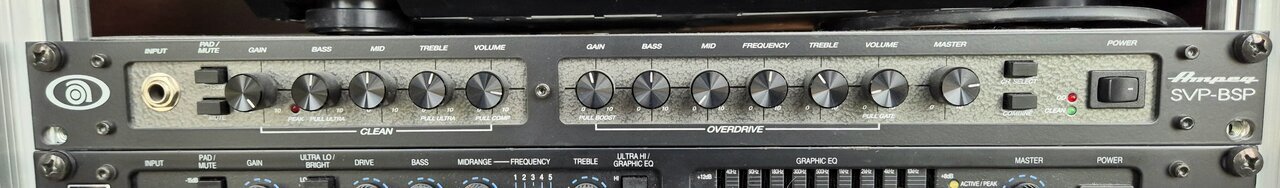 2x Ampeg SVP-BSP PreAmp