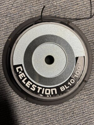 4x Bass Speaker Celestion BL10 100W