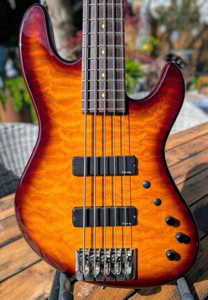Gilmour Bass 5 Saiter zu verkaufen - Ein absoluter Hingucker (Gerne auch Tausch gegen 4 Saiter)