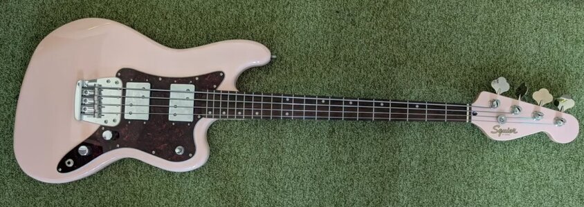 Squier Rascal Paranormal Shell Pink - wie neu