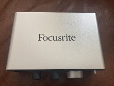 Focusrite USB Audio Interface Lightning IPhone iPad