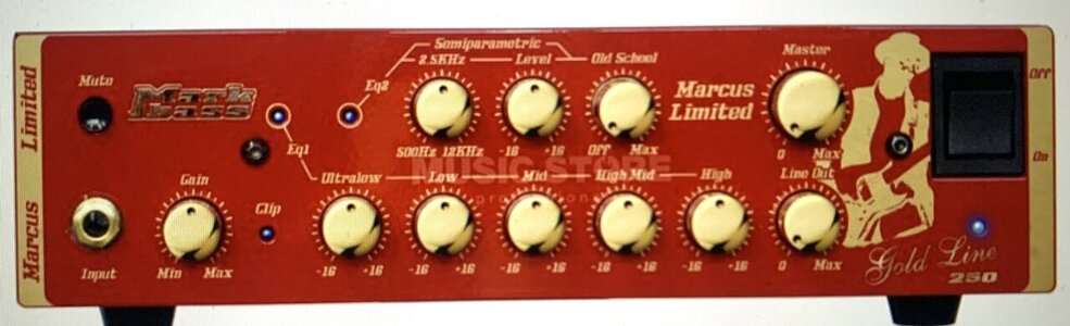 Markbass Marcus Limited 250 Golden Series