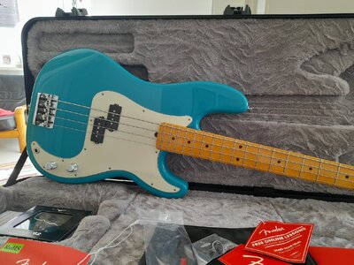 SUCHE: USA Fender Precision Maple Fretboard