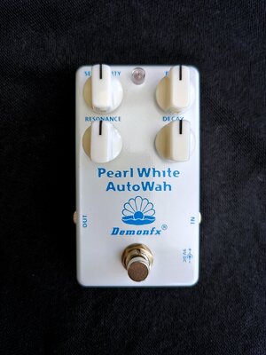 Auto Wah Demonfx Pearl White ( Clone MP SnowWhite)e