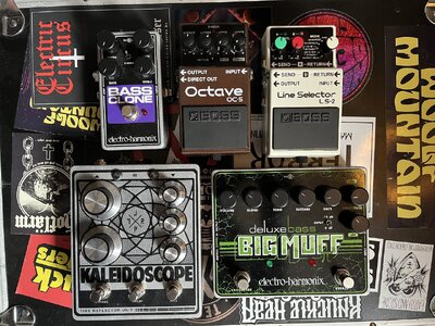 Pedale: JPTR FX, EHX, Boss