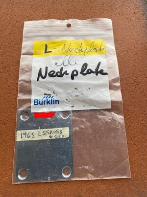 Fender Neckplate L-Serie 1965