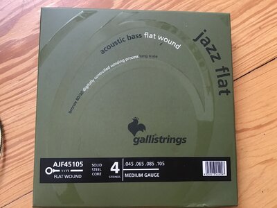 Galli Jazzflat acoustic bass Flatwound Saiten Akustik Bronze