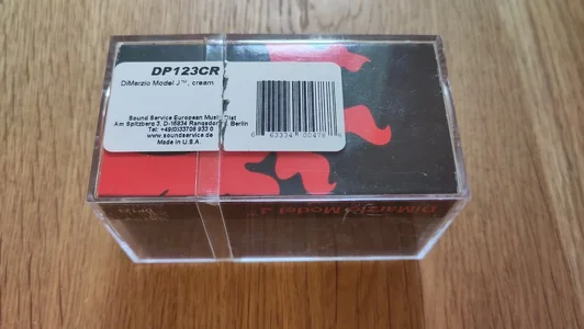 DiMarzio Model J (DP123CR) Jazz Pickup, Cream, Long/Bridge Position