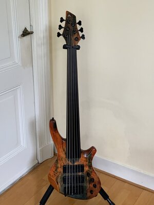 ACG Über Recurve 6 string unlined fretless
