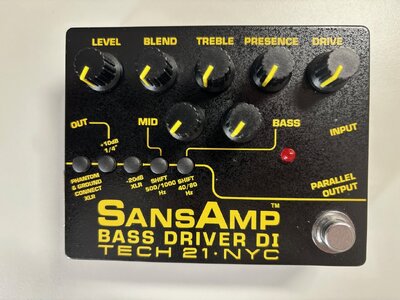 Tech 21 SansAmp Bass Driver DI V2