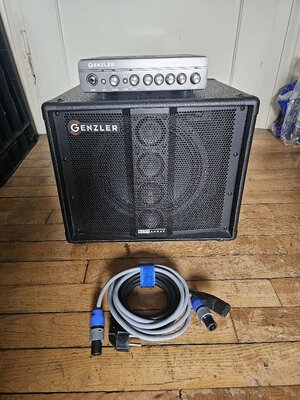 Genzler Magellan MG350 Bass Amp mit BassArray BA10-2