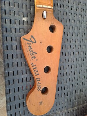 Fender Jazz Bass Neck, 1970s