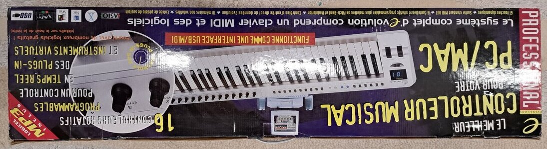 MIDI-Keyboard-Controller EVOLUTION MK-361C