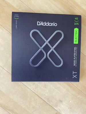 beschichtete Daddario Bass Saiten